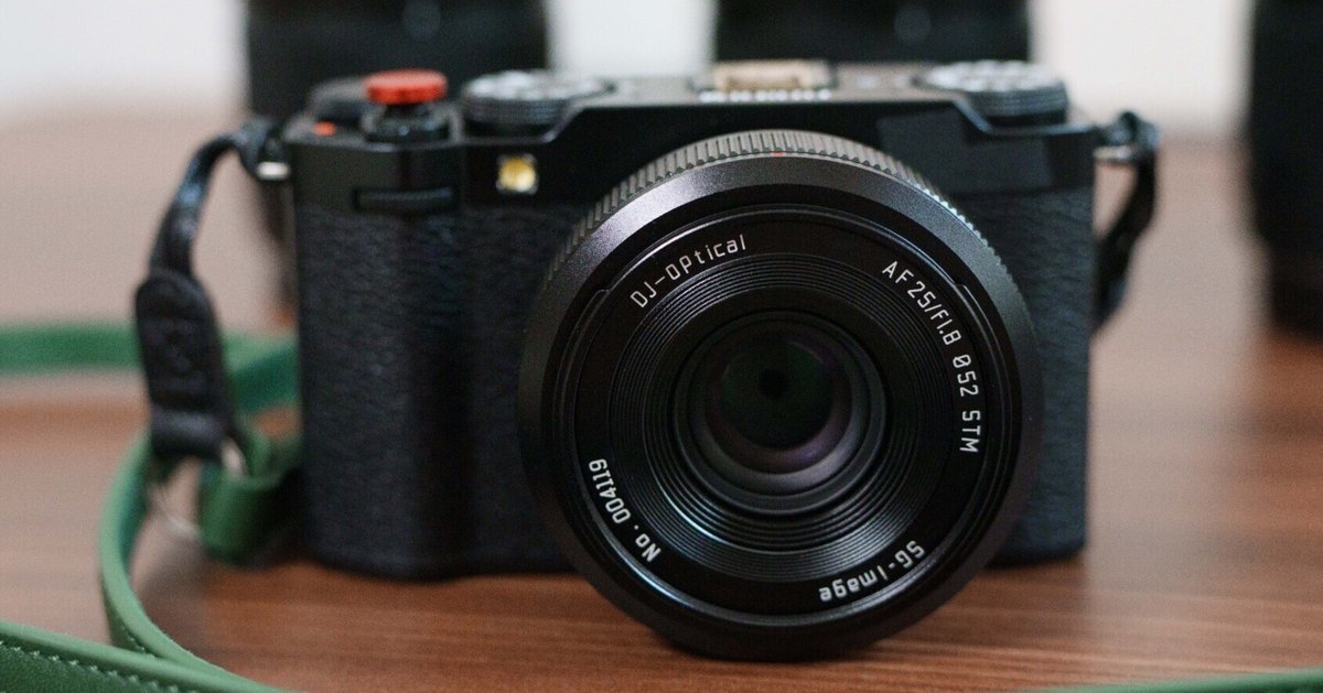 X-M5にピッタリなSG-image AF 25mm F1.8 外観レビュー（X-M5装着