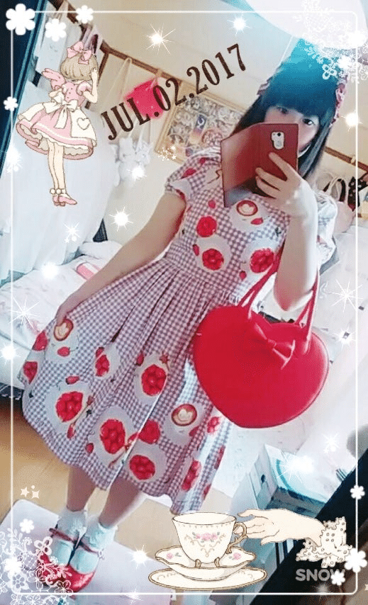 Innocent Worldストライプ柄フリルワンピース Innocent World