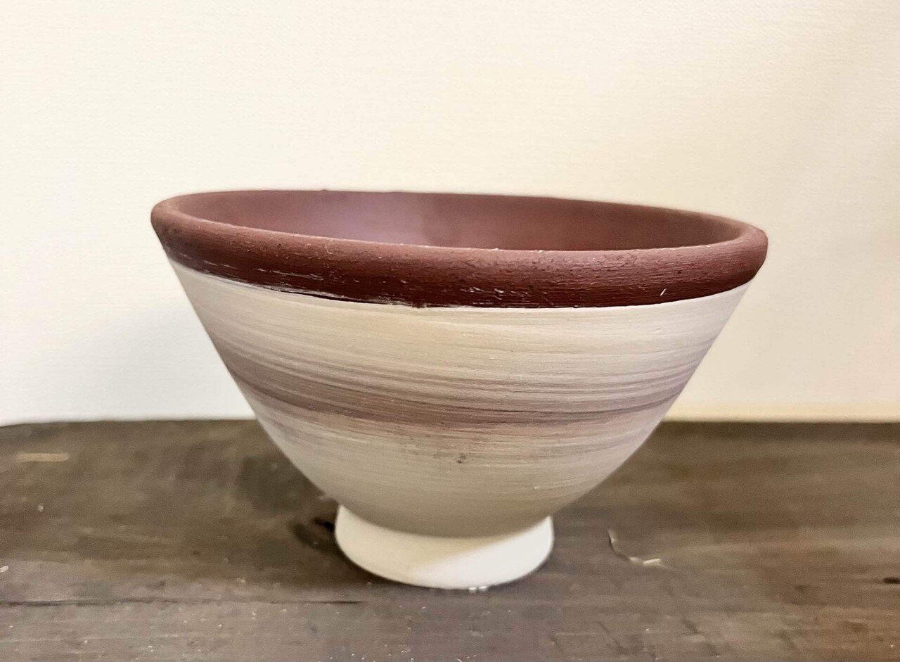 本日の掻き落とし作業｜陶吾 （potterytogo105）