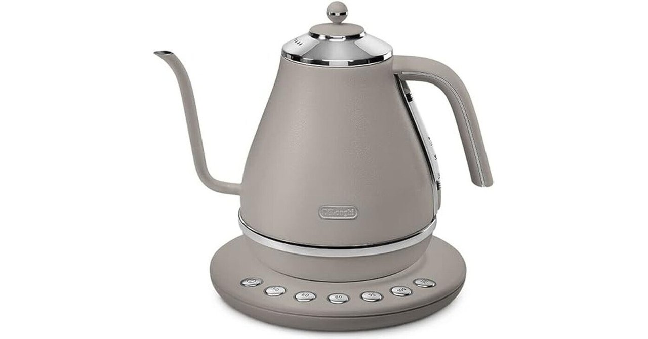 De'Longhi 電気カフェケトル アイコナ KBOE1230J-GY アイコナ | De'Longhi JP