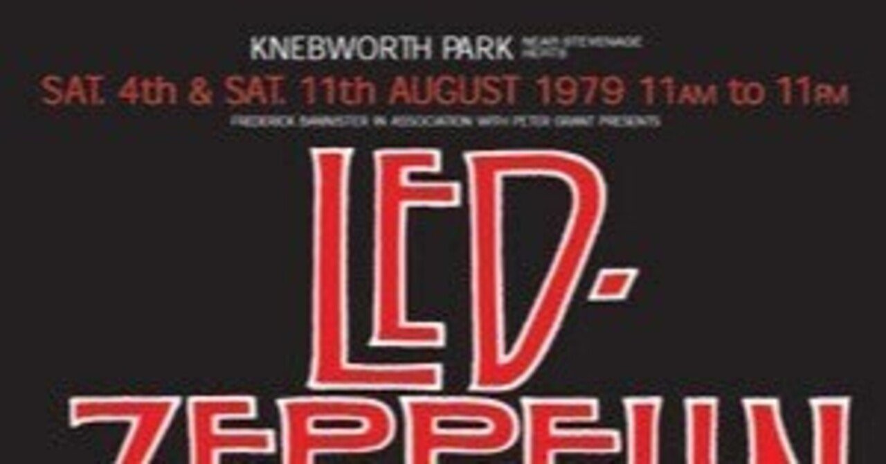 Knebworth Festival 04&11.Aug.1979 / Led Zeppelin｜Sora-Nagiko