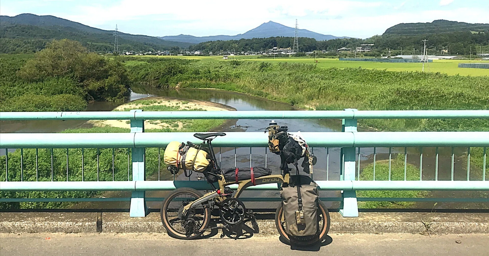 33 折りたたみ自転車で真夏の輪行ソロキャンプ/茨城県にこにこキャンプ