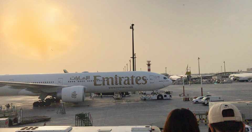 3 2 From羽田 ドバイ チューリッヒ どこまでやるんだ Emirates はなも ん Note