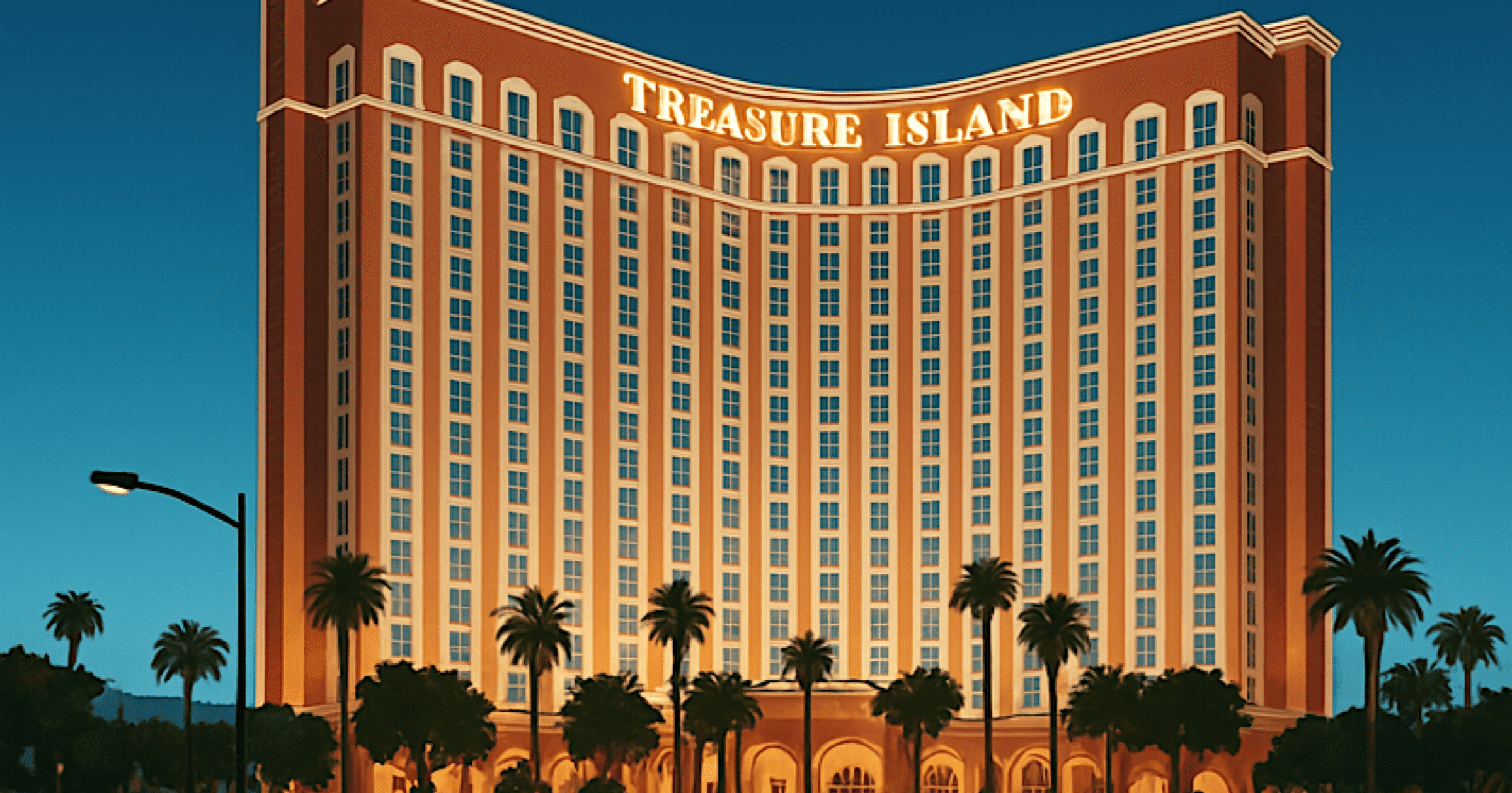 ラスベガス🏨トレジャーアイランドここも現金はnot accept❌🫨｜oka