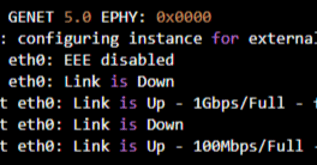 ラズパイ4Bで、NetworkManagerでハマった｜cammi wart