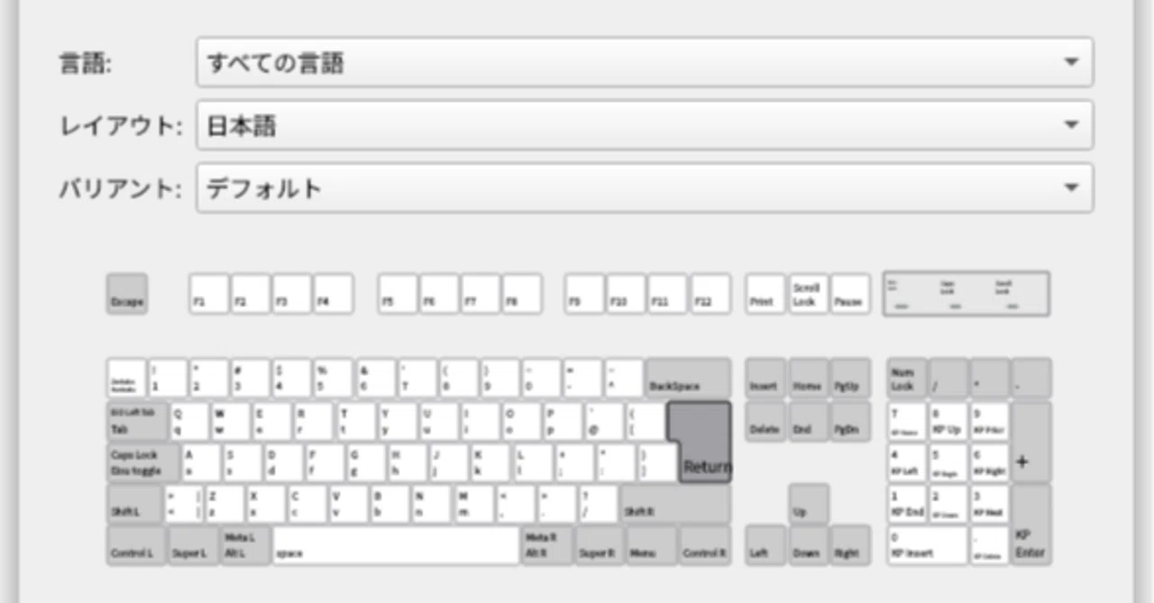 Cosmic Osmo 日本語版　mac MacBookAir-ZorinOSでMacキーボードのとおり、なんとか日本語入力が