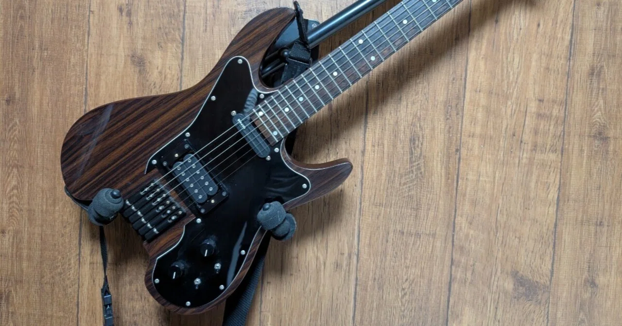Modifying into an All-Rosewood Style Headless Guitar｜歌月工芸
