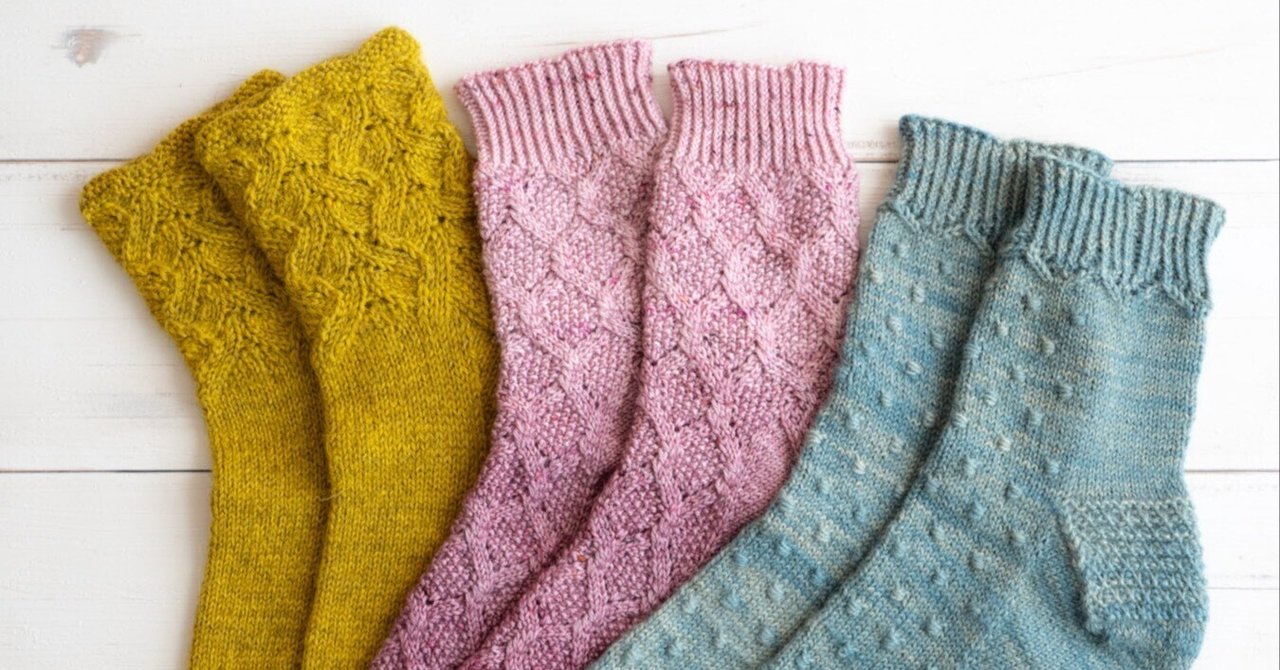 靴下の同時編み（two at a time）について[Yuccaの編み物相談室