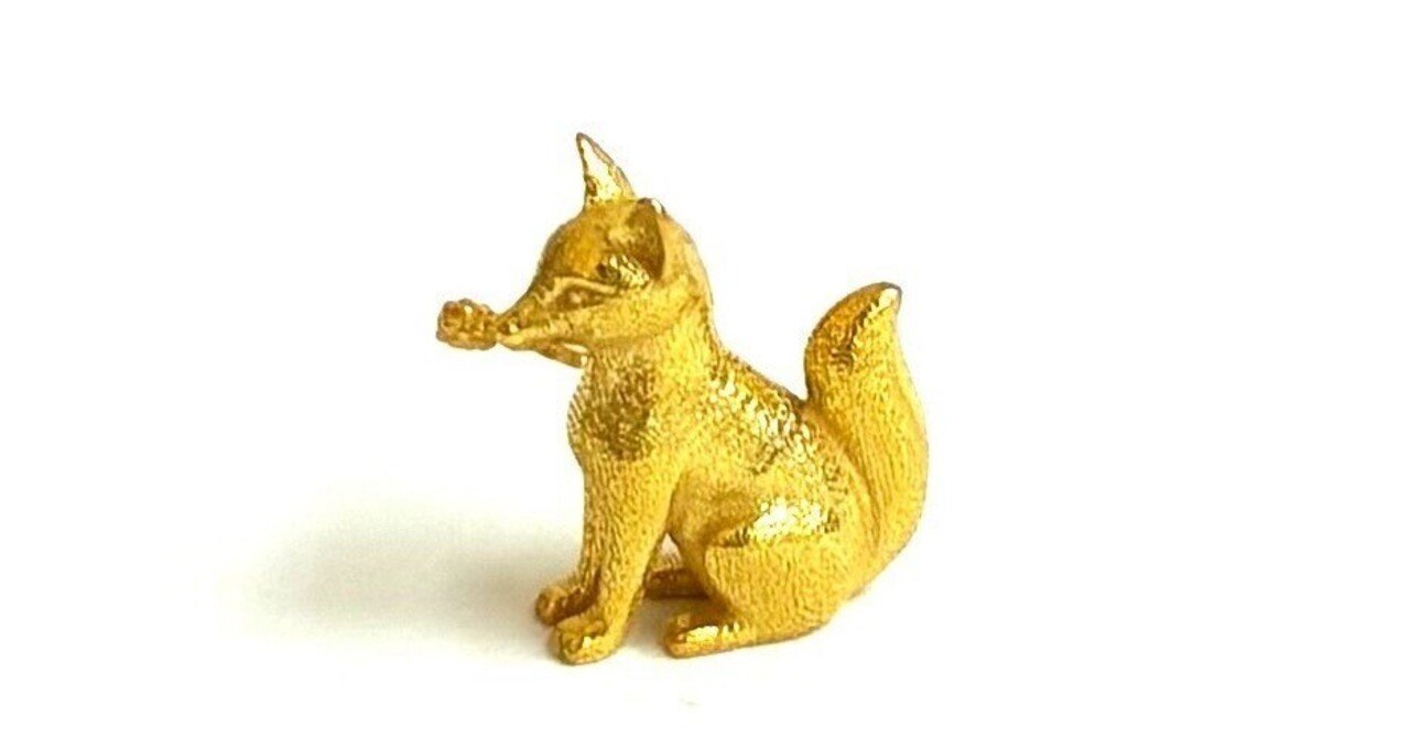 大金運　お狐様超特大サイズ　注連縄稲穂付き 大金運 お狐様超特大サイズ 注連縄稲穂付き 大金運 お