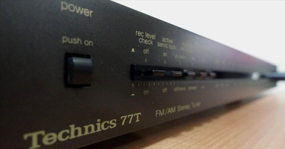 Technics　テクニクスFM/AMチューナー　77T ST-8077 激レア Technics テクニクスFM/AMチューナー 77T ST-8077 激レア