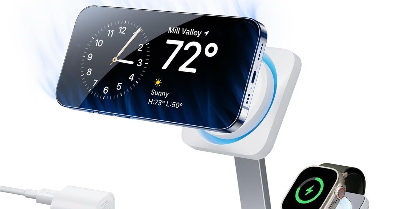 ESR 25W 3in1 MagSafe充電器 Apple認定磁気ワイヤレス充電器
