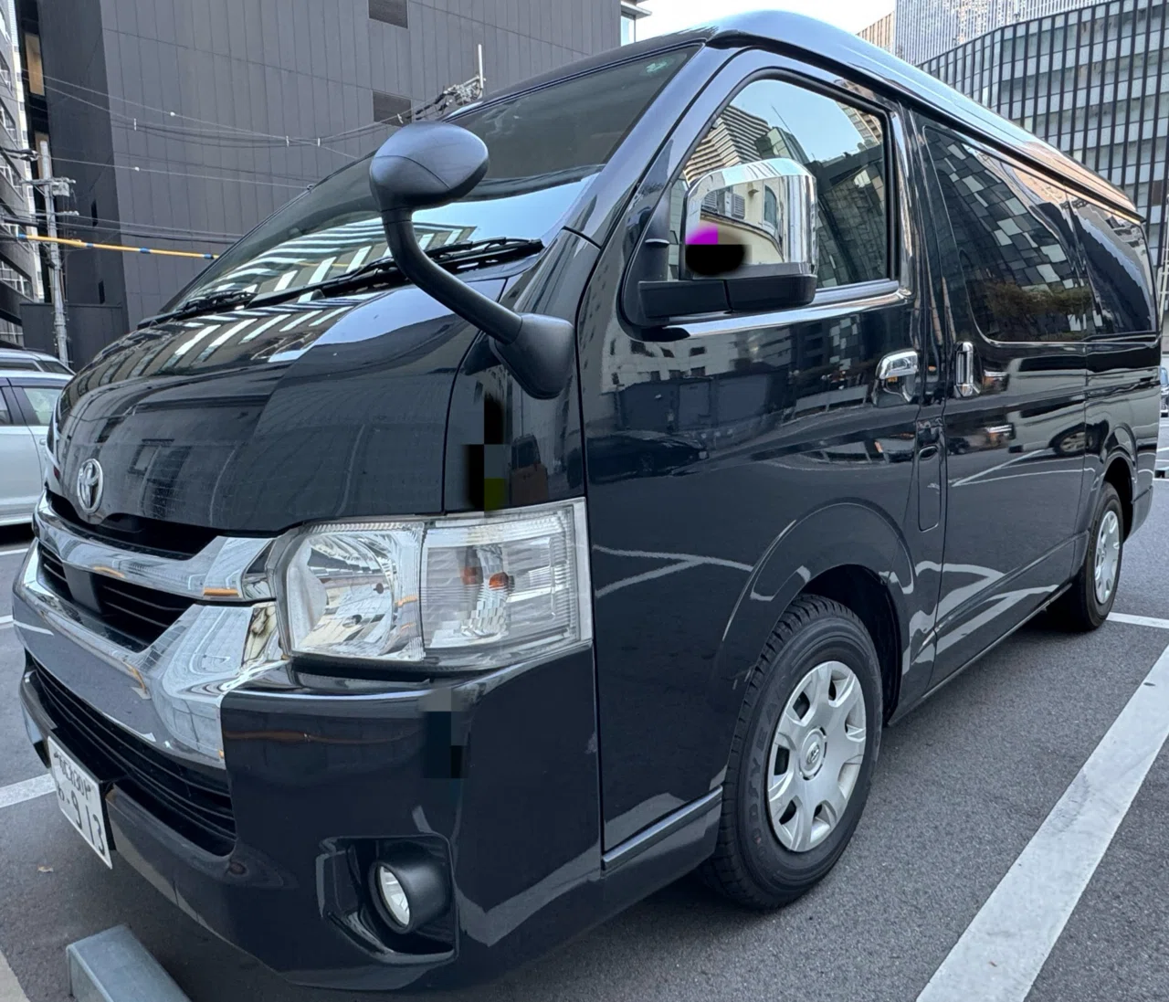 新車外し 200系 ハイエース バン リアシート 折畳み式 シートベルト
