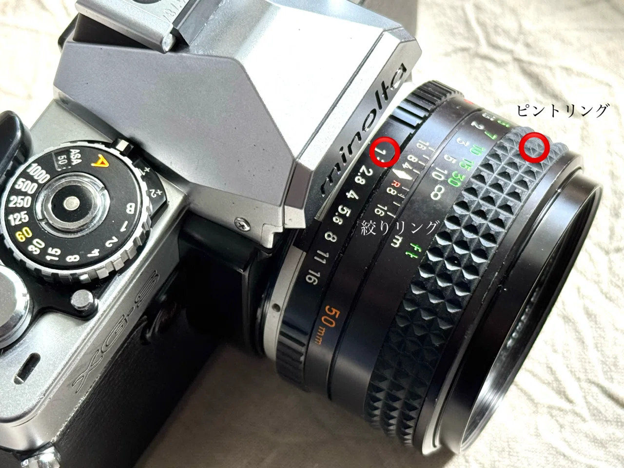 MINOLTA XG-Sの使い方｜tayutau kakera