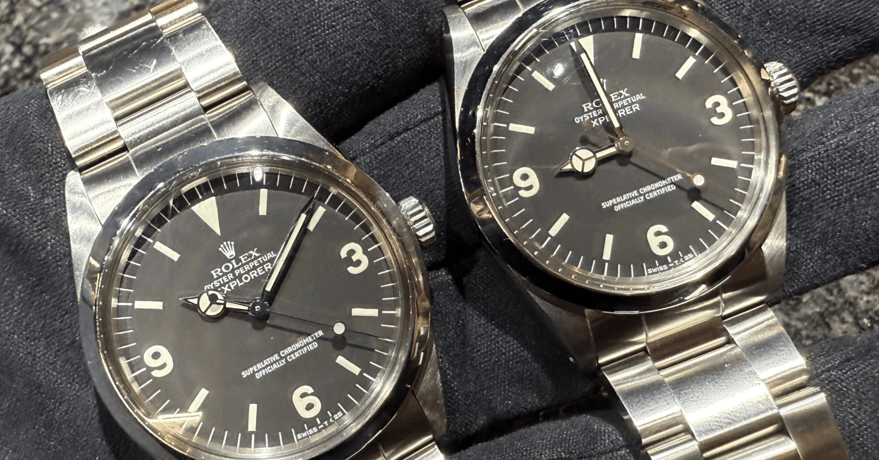 希少 先端ドット ロレックス ヴィンテージ エクスプローラー 1016 R8番