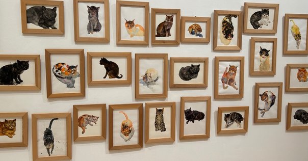 秋乃武彦 原画アートワークス ねこねこソフト・秋乃武彦原画イラスト展に行った日のこと。｜針生