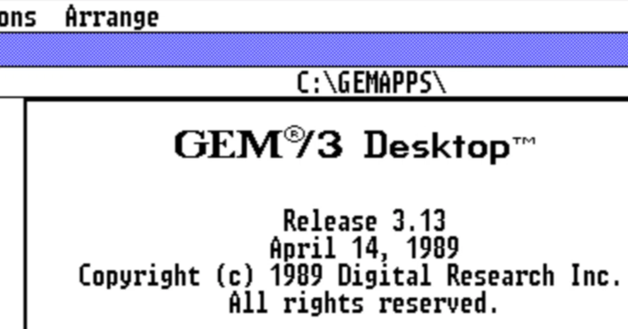 DR-DOSとGEMを使ってみる。｜madeli