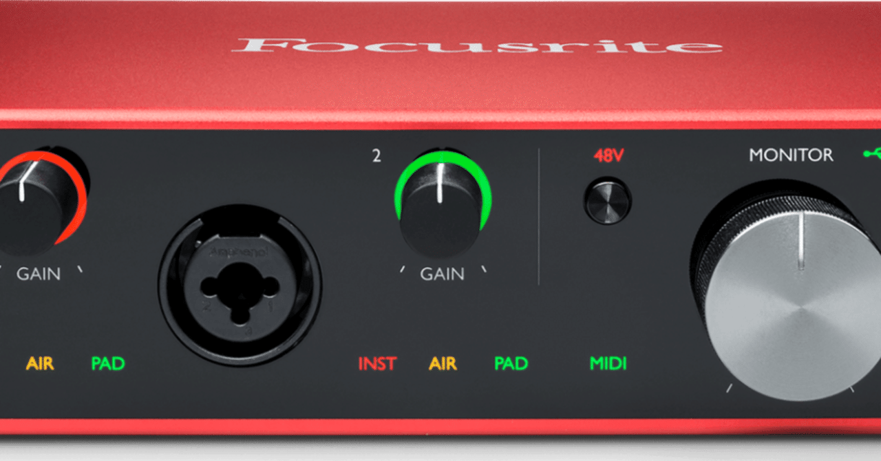 Focusrite Scarlett オーディオインターフェイス オーディオIF, Focusrite Scarlett 8i6 3rd Genの使用感レビュー