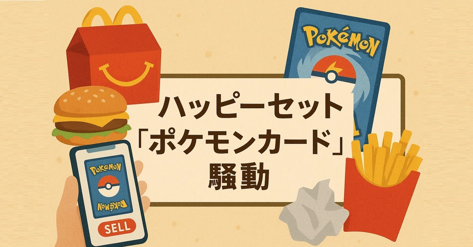 マクドナルドのハッピーセット「ポケモンカード」騒動、今後の注目は
