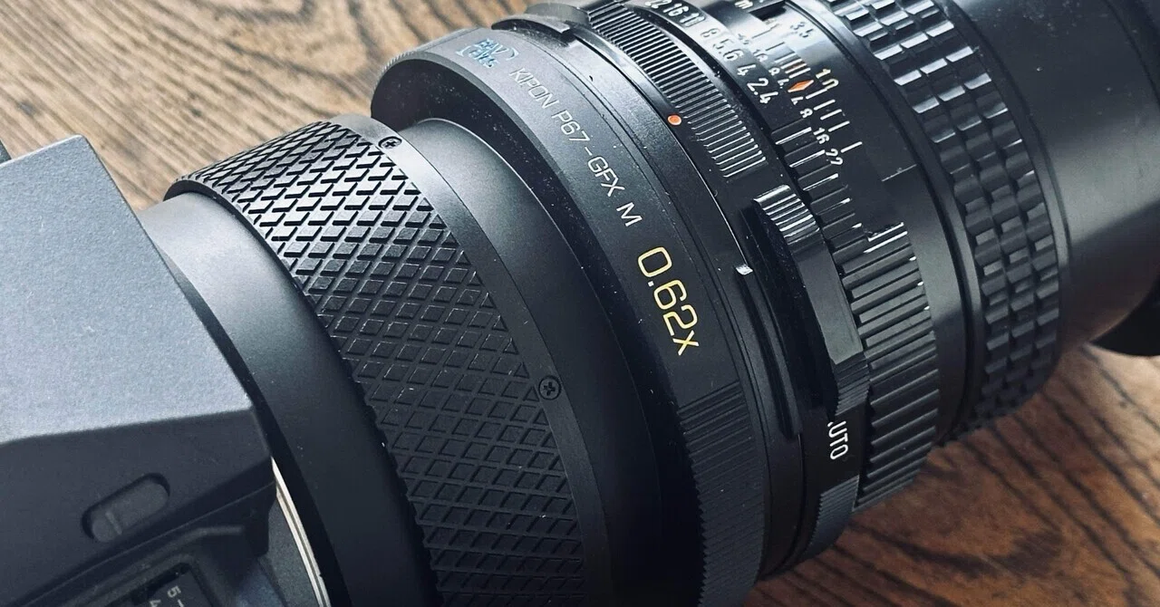 Tilt Shift Adapter for Pentax 67 P67 Mount Lens on Fuji G GFX 