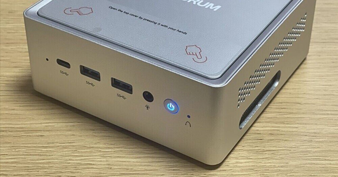 Core i9-12900HK,RAM 32GB,SSD 512GBのミニPC「MINISFORUM NAB9」が