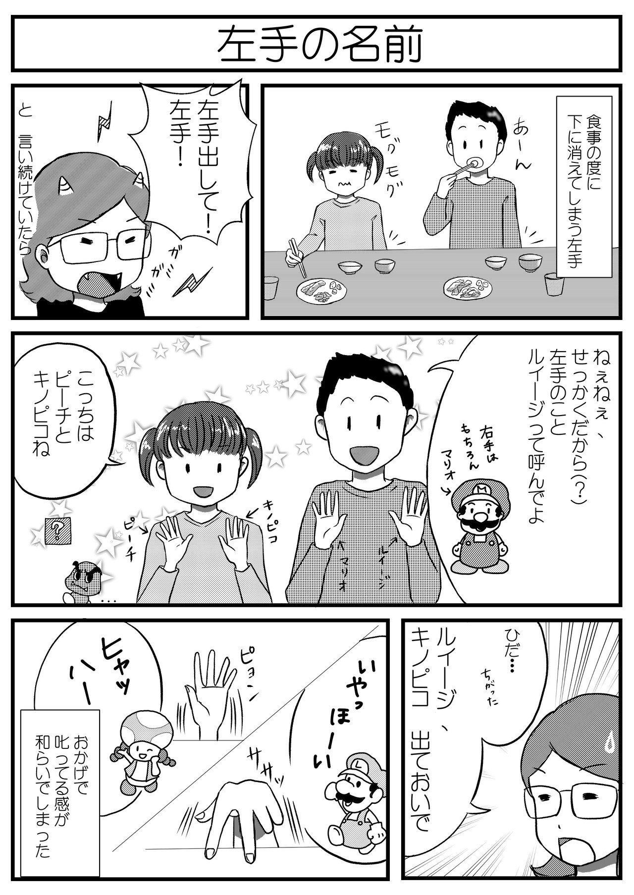 左手の名前 Okame Note 左手の名前 Okame Note