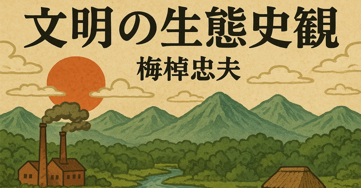 梅棹忠夫『文明の生態史観』を読む｜遊亀