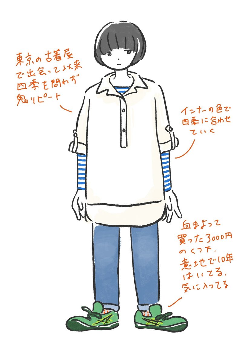 おしゃれには興味がない というファッション 06 にわあやの Note