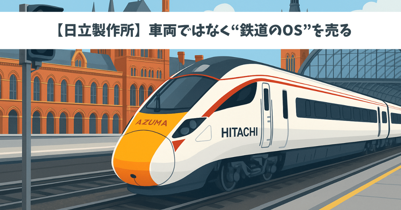 日立製作所】車両ではなく“鉄道のOS”を売る企業｜キギョケン