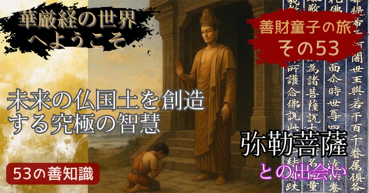 あんちゃん様keep…大正期・華厳経「善財童子」大乗仏教・大方広仏華厳経・善知識 仏教を学ぶ】華厳経の入法界品、善財童子の53人と出会う物語｜Kagesou