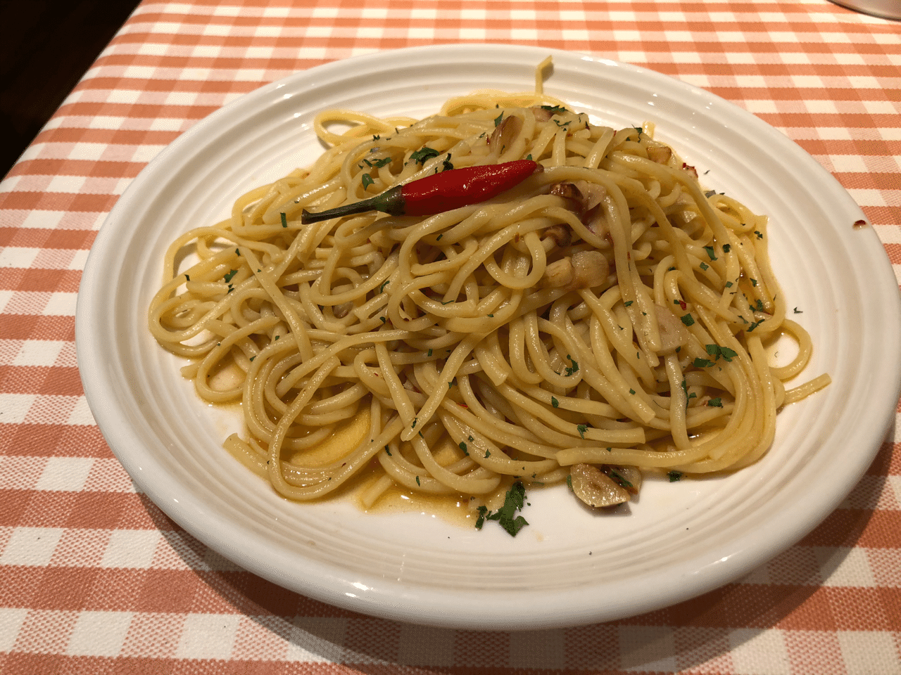 錦糸町ロッソペペロンチーノのペペロンチーノ｜ザ・ギース尾関