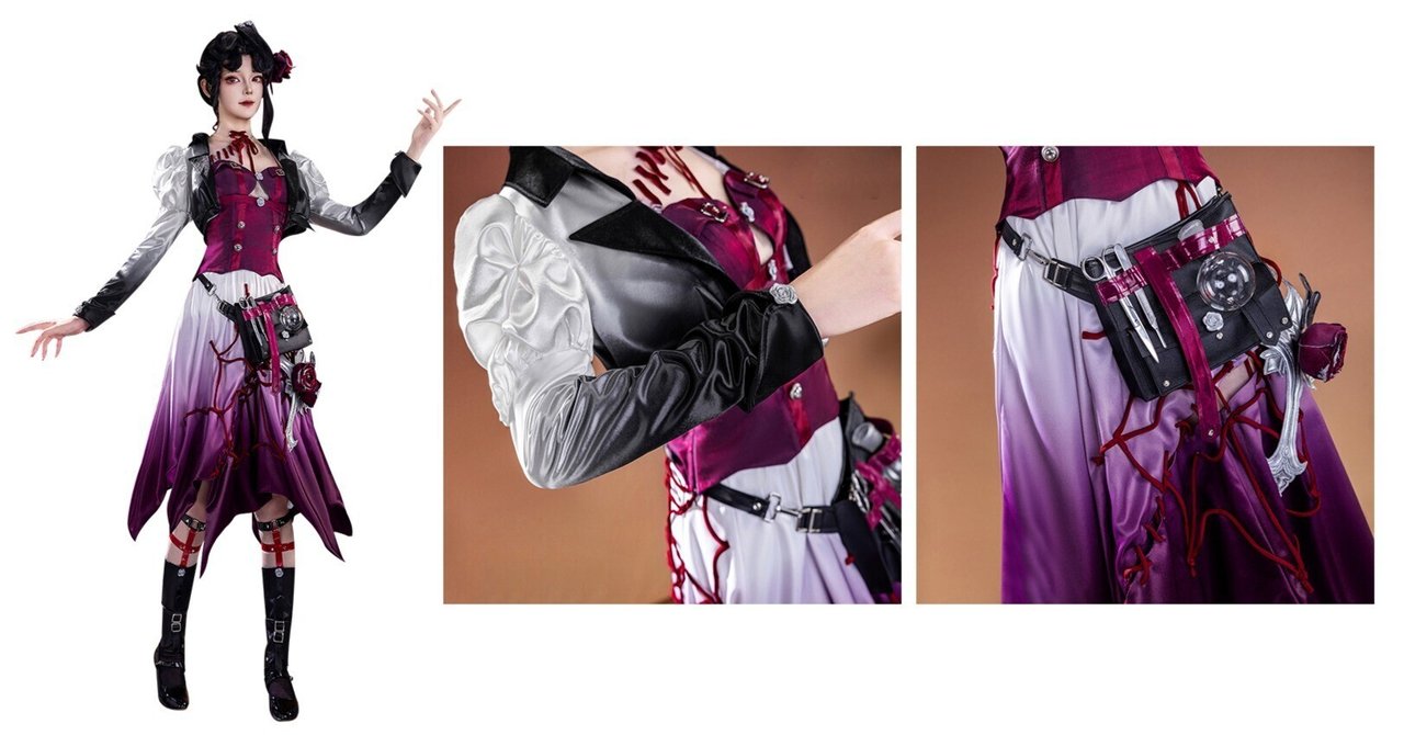 【コスプレ衣装】第五人格/火災調査員　靴ウィッグ付きフルセット コスプレ衣装】第五人格/火災調査員 靴ウィッグ付きフルセット