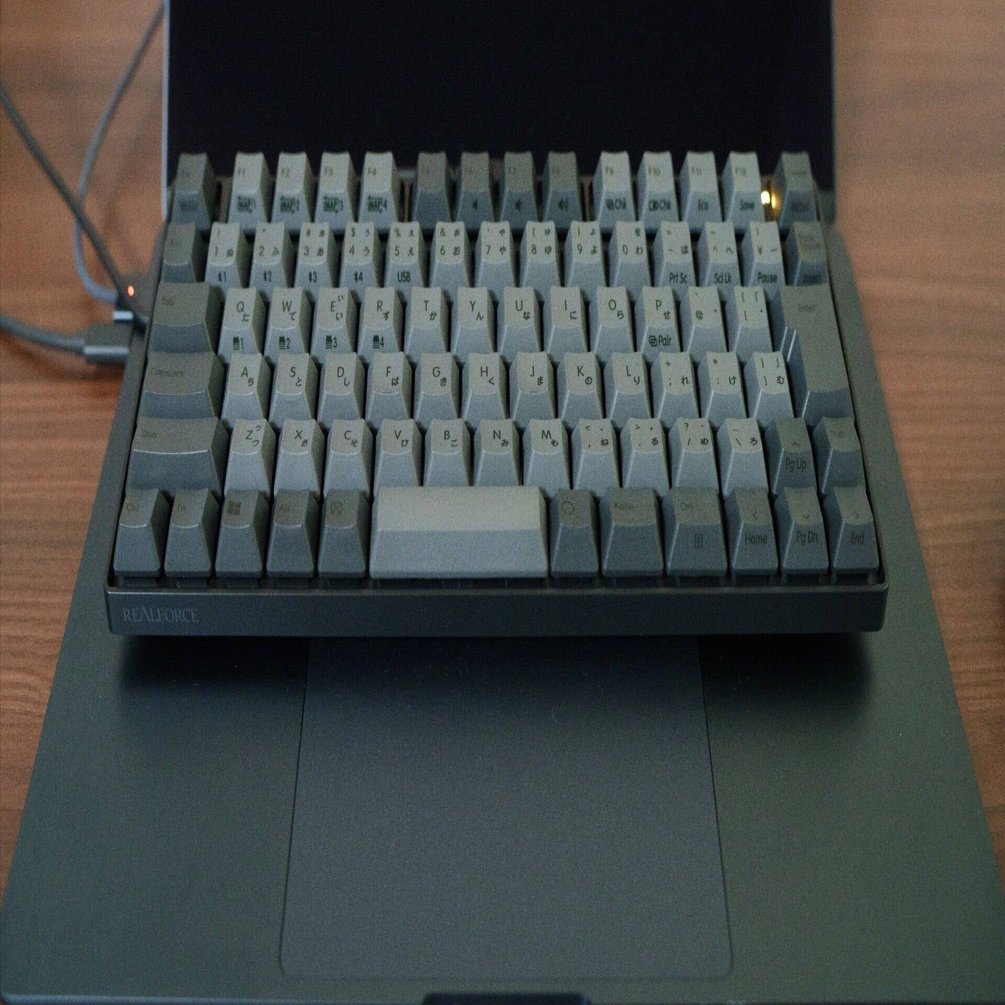 尊師できます！ REALFORCE RC1 ブラック 日本語配列 荷重 45g 買いました！｜REALFORCE RC1 日本語配列 キー荷重 45g｜モバイル