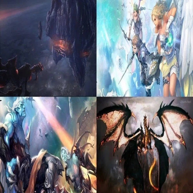 特大A1 ポスター The Tower of AION( タワー オブ アイオン タワー 