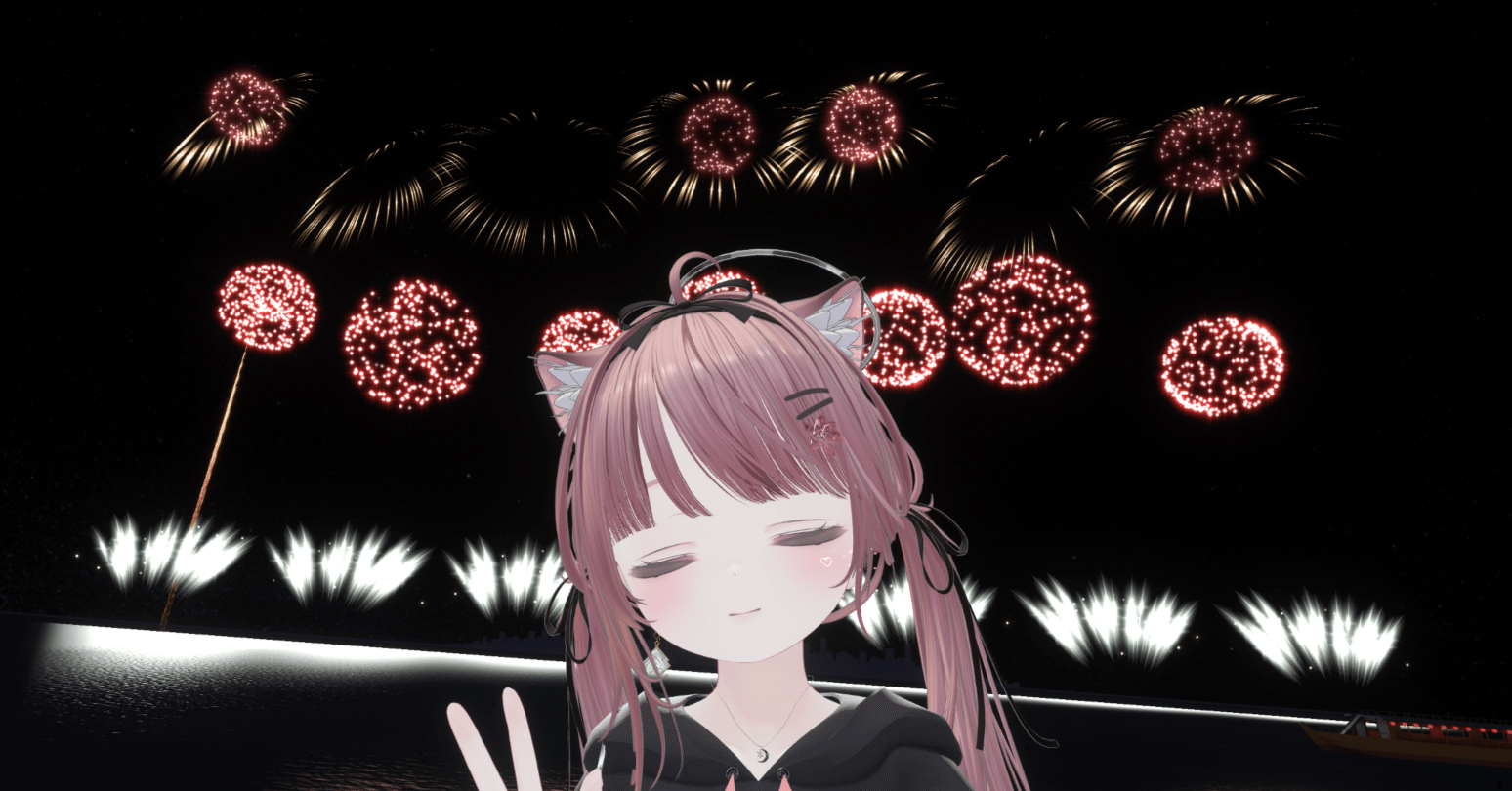 VRChat】リアルな花火が感じられる場所｜ことは しろ
