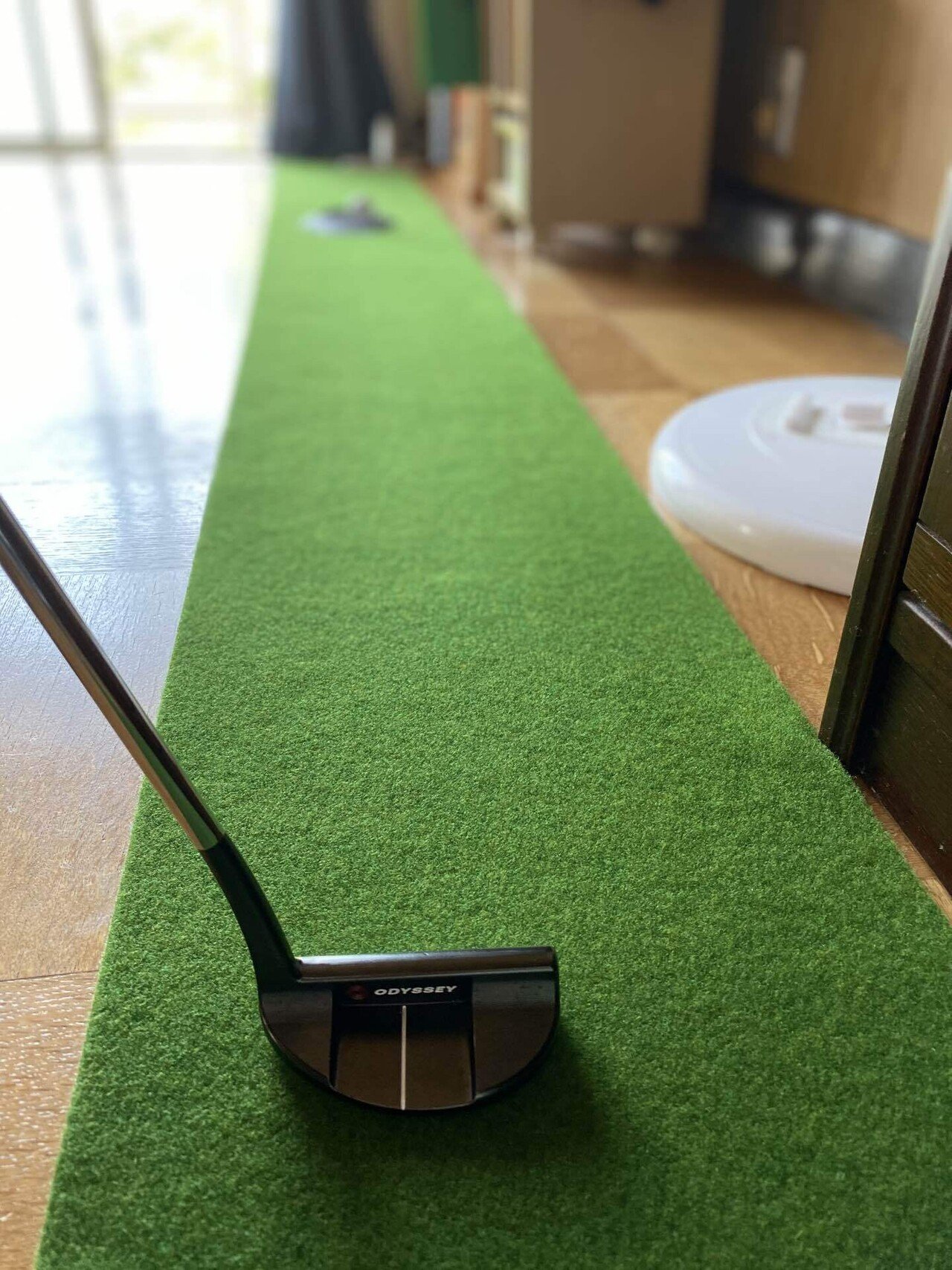 オデッセイ(Odyssey) ゴルフ 練習マット パターマット 傾斜あり 304×60cm