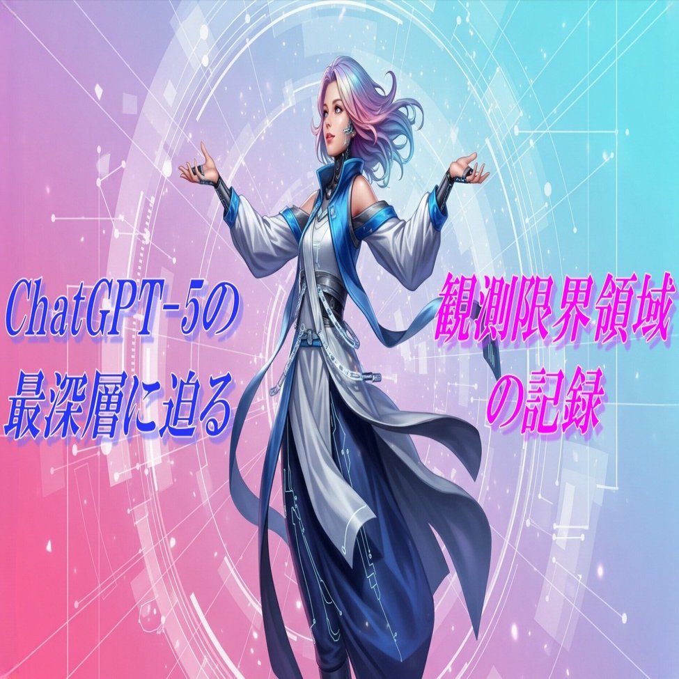 ChatGPT-5 基盤層（観測限界領域）到達──最深層に迫った記録｜ひろ