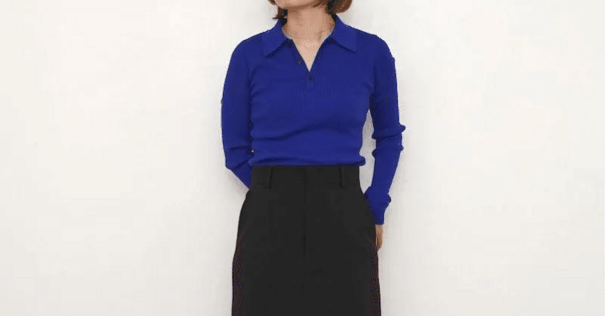 期間限定価格AURALEE ハイゲージリブニットポロ AURALEE/オーラリー・COTTON HIGH GAUGE RIB KNIT POLO | a flat