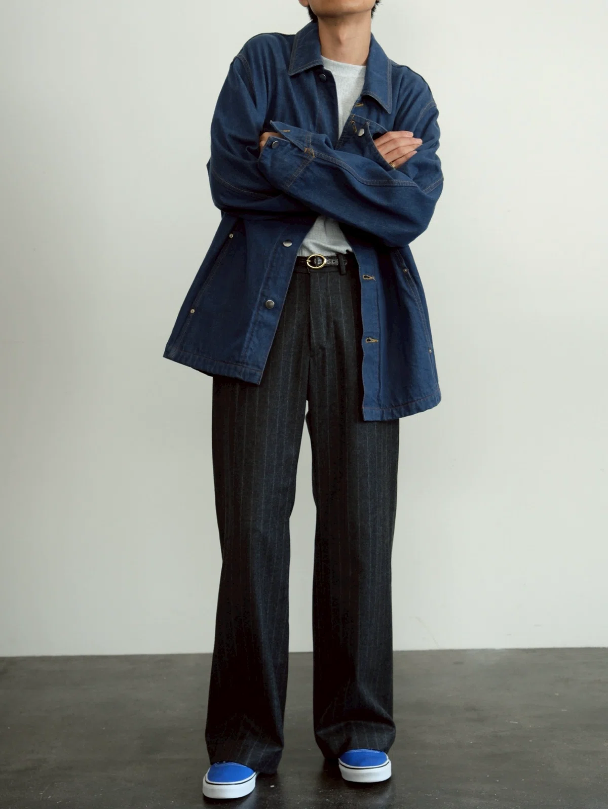【MusterWerk別注】m's braque CinchBack baggy 幻スラックス｜y_s_k117