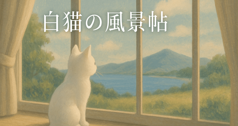 白猫の風景画 美術品 海の見える風景 71-oy1FuQUL._UF350