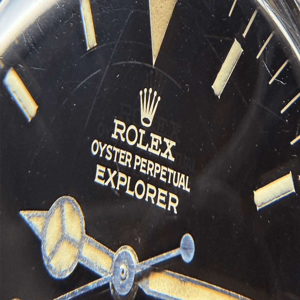 漆黒ミラー ロレックス エクスプローラー 1016 66年 オールトリチウム