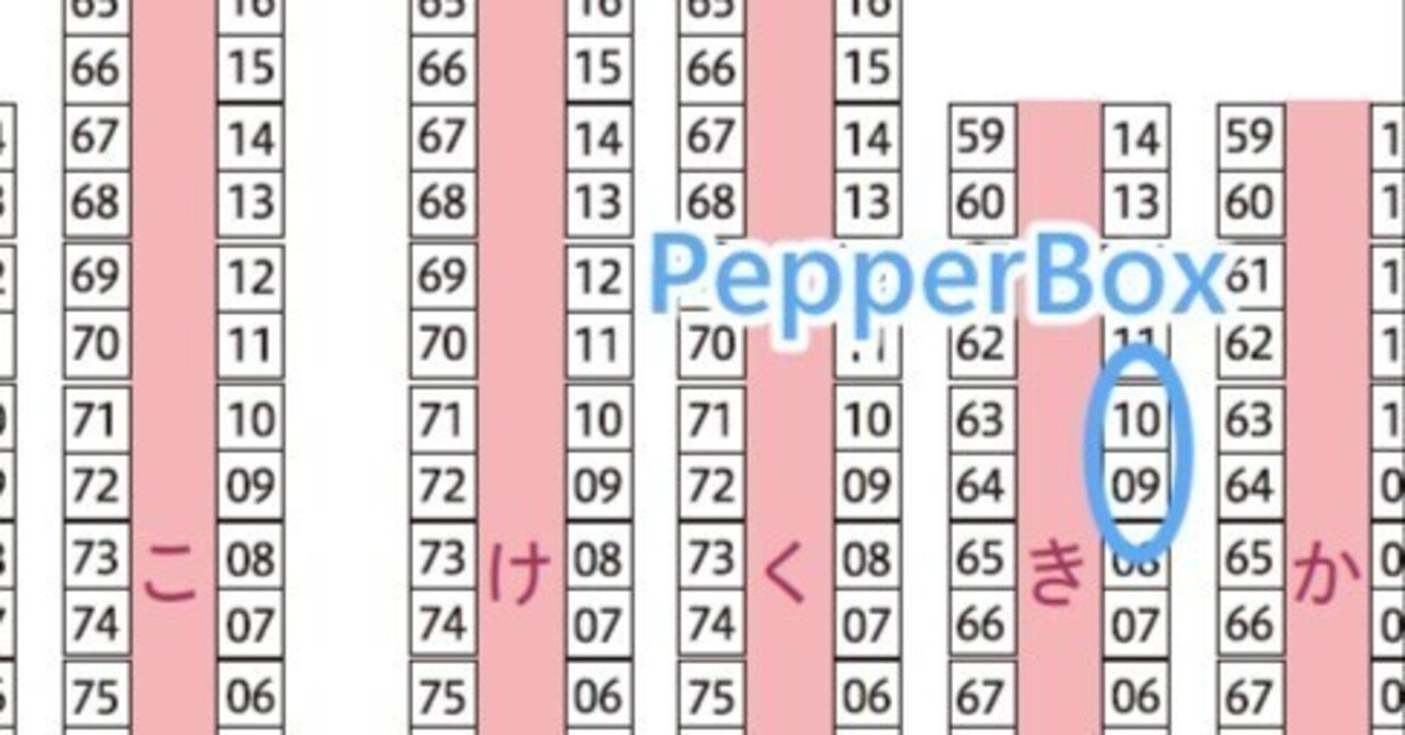 文学フリマ大阪と同じ日同じ会場で｜23（PepperBox）