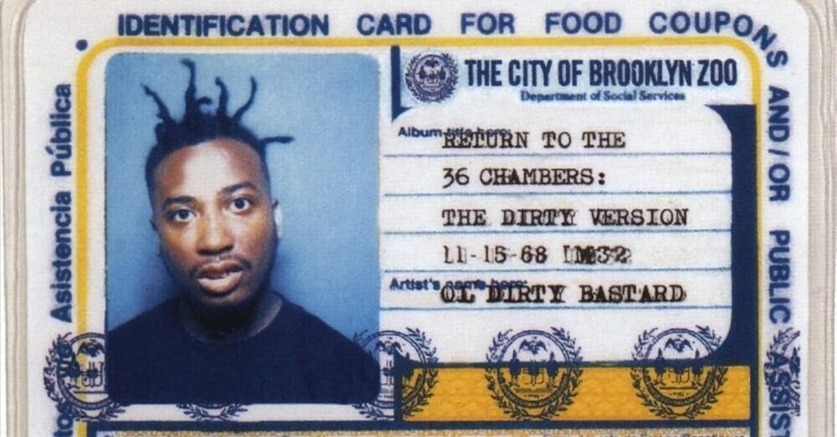 生活扶助カードのジャケから始まる異形の名盤 Ol' Dirty Bastard