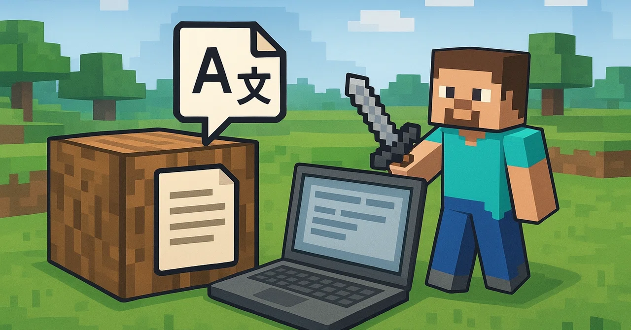[Minecraft][mod] I had ChatGPT create an automatic translation tool for ...