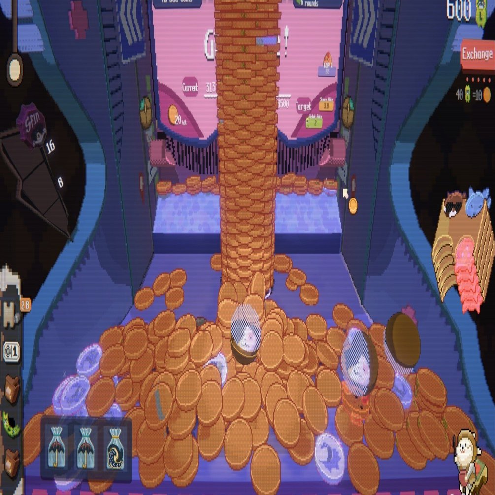 Raccoin Coin Pusher Roguelike: コインプッシャーローグライク…!?｜スタン