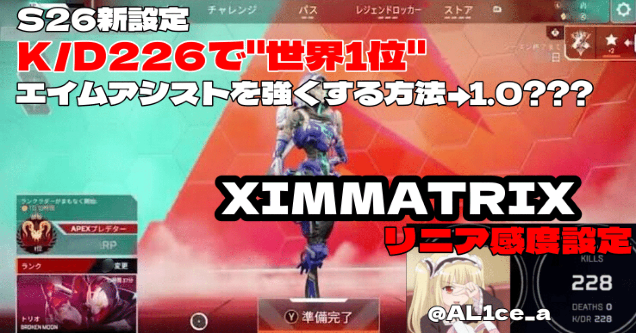 S26 K/D226で