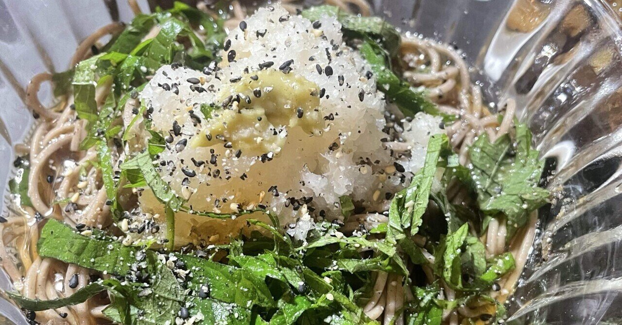 涼感ぶっかけ蕎麦｜Sakiko Kato