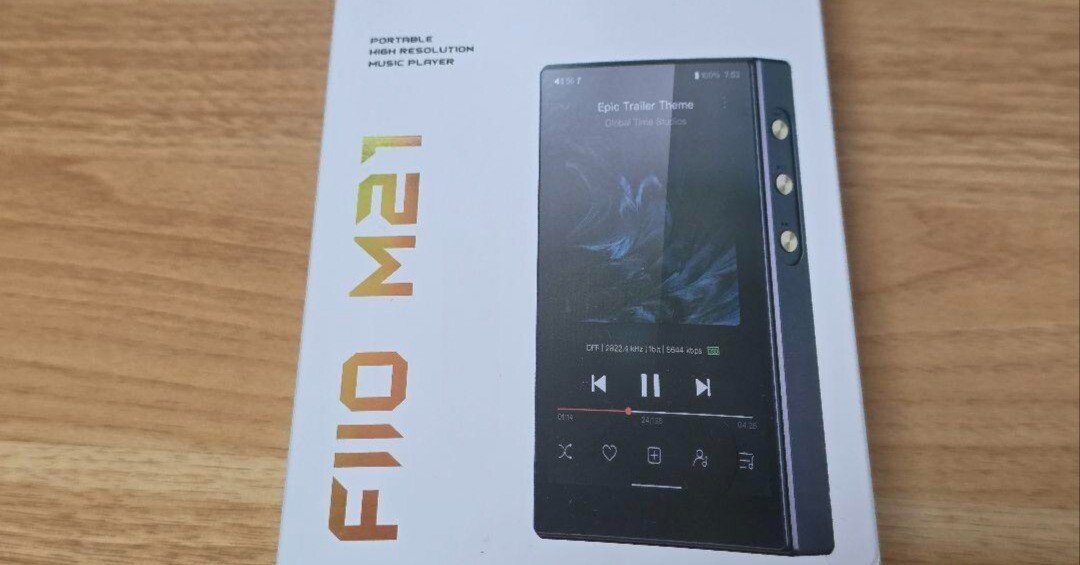 本日見つけた意外なレアモン!】FiiO M21 ダークブルー 純正ケース付き