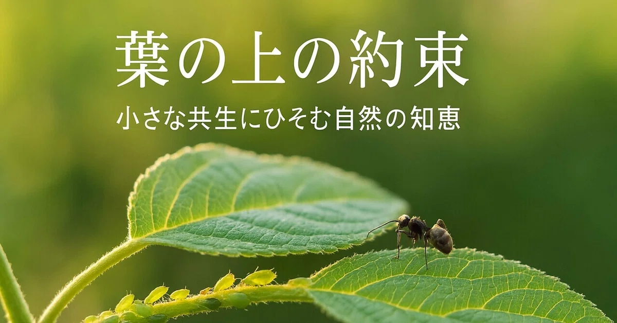 Pollen Type Example A Promise on a Leaf: The Wisdom of Nature Hidden in Small Symbiosis|さなぎのひと