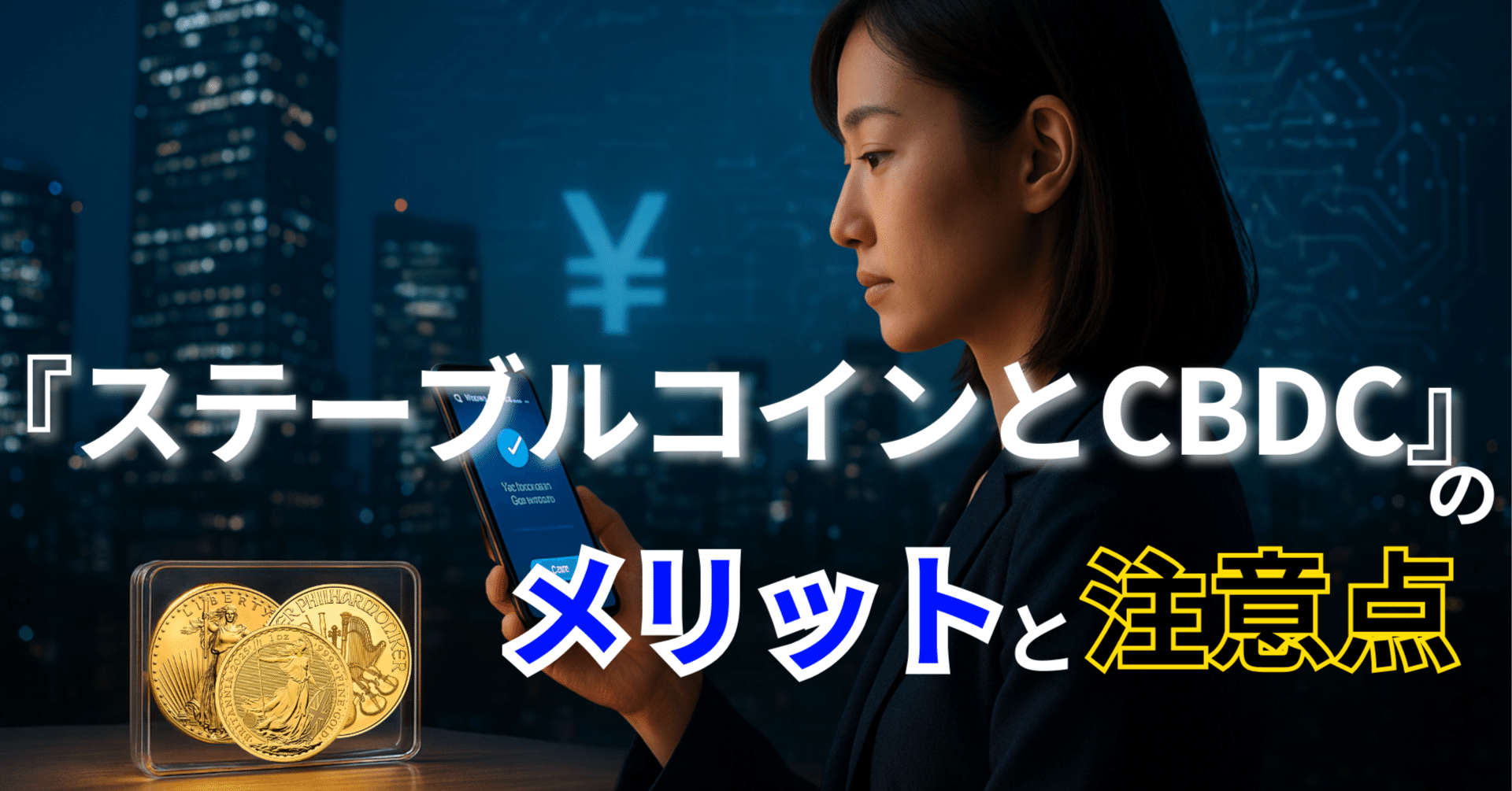 ステーブルコインとCBDC』のメリットと注意点｜小川竜一 / Ryuichi Ogawa
