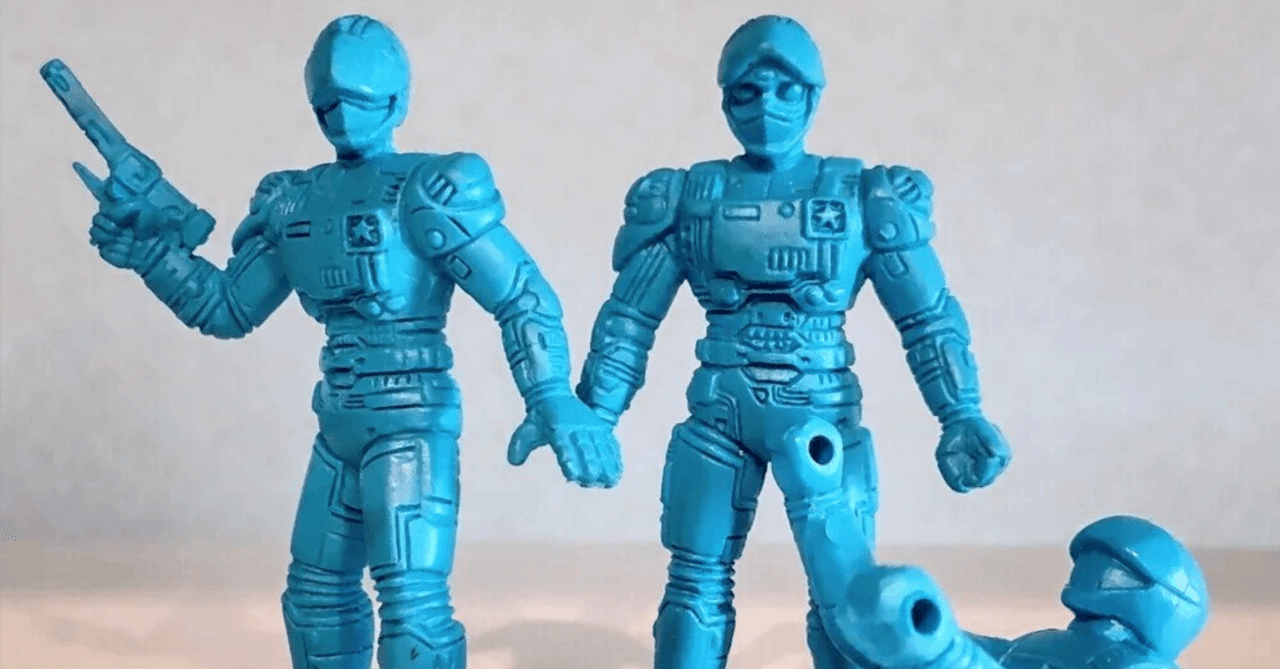 宇宙刑事シャリバン 塗装消しゴム　デカ消し可動式 宇宙刑事シャリバン ガイラー将軍＆魔王サイコ 塗装消しゴム